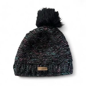 Screamer Knit Black Multi-color Beanie